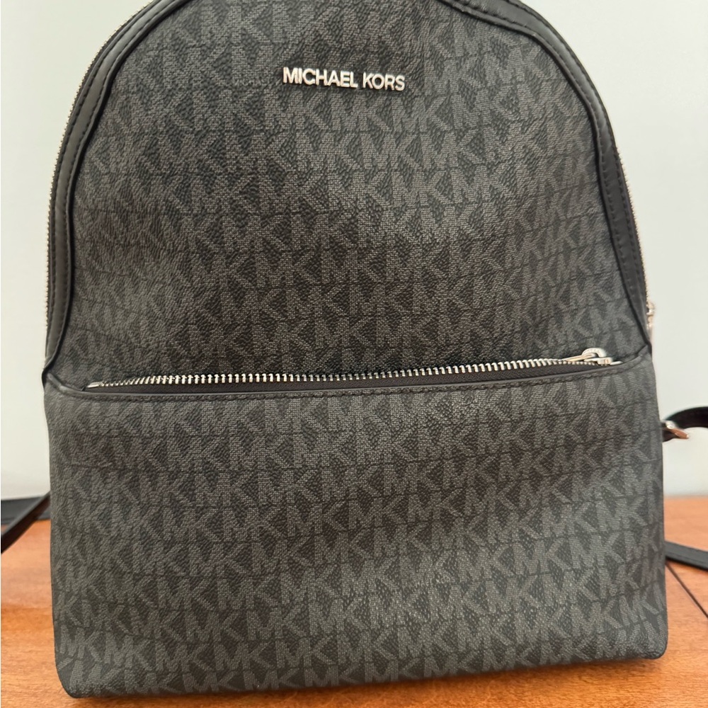 Michael Kors Monogram Backpack - image 1